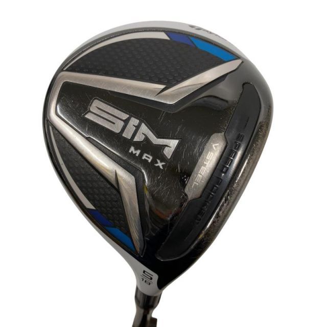 【中古】 テーラーメイド SIM MAX 5W フェアウェイウッド FW リシャフト (フレックスその他) メンズ 男性用 右利き 右用 Cランク ゴルフクラブ
