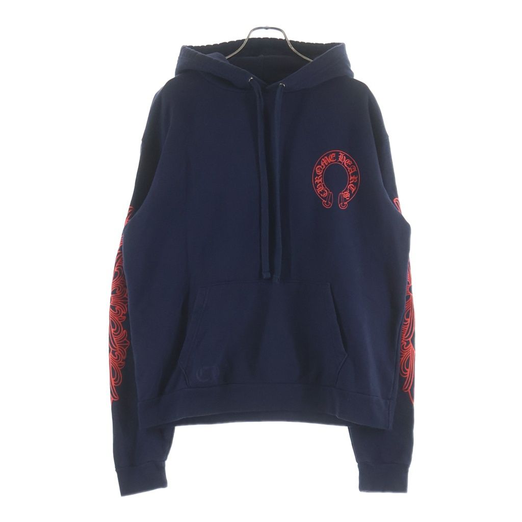 CHROME HEARTS (クロムハーツ) SWTSHRT PLVR プルオーバーパーカー 袖