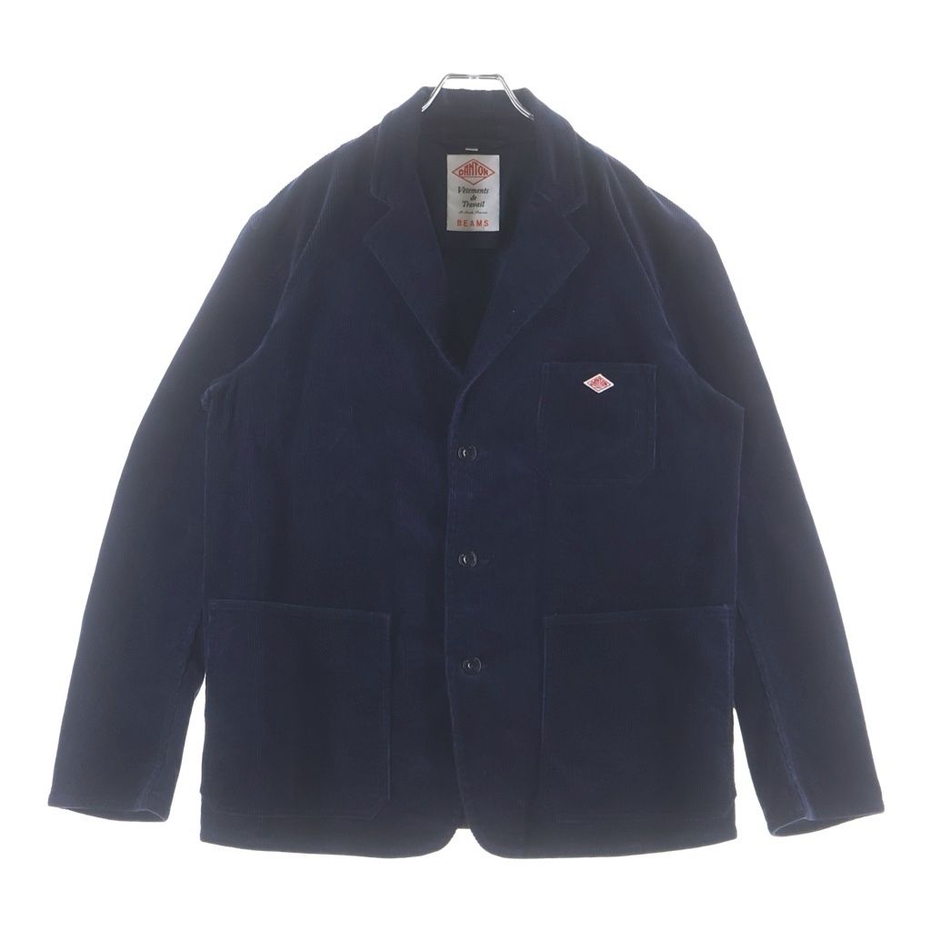 DANTON (ダントン) ×BEAMS CORDUROY JACKET ビームス コーデュロイ 3Bジャケット ネイビー JD-8976 SRC