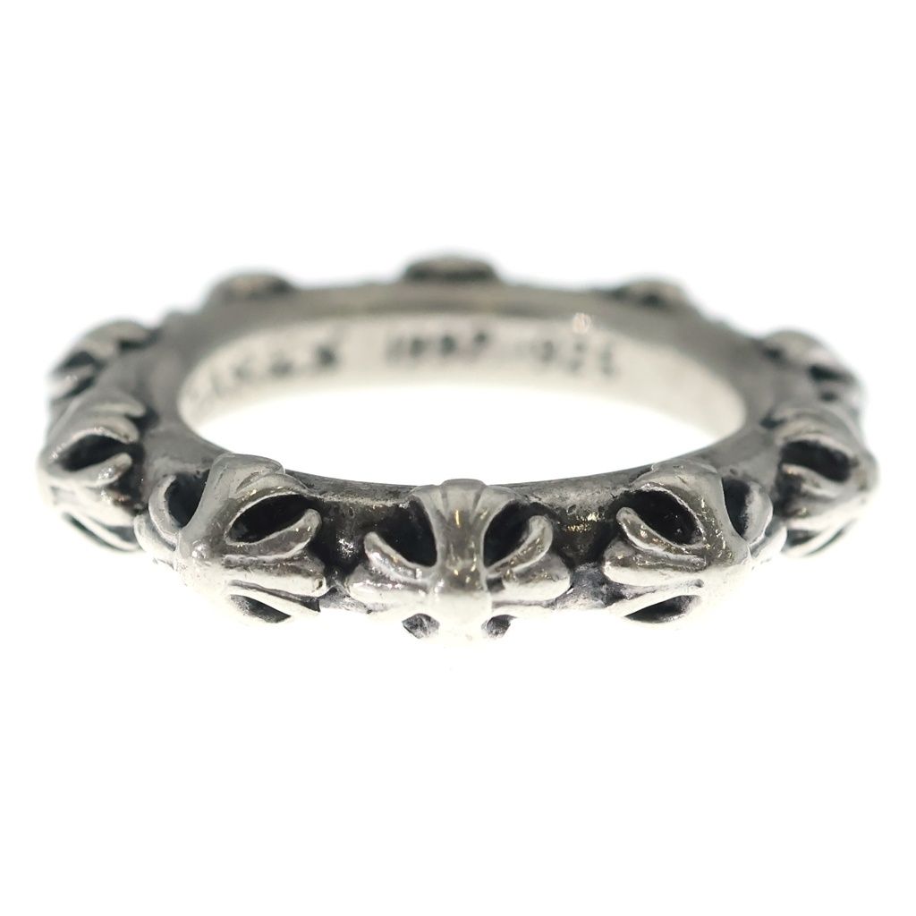 CHROME HEARTS (クロムハーツ) CROSS BAND クロスバンド リング シルバー BCA342
