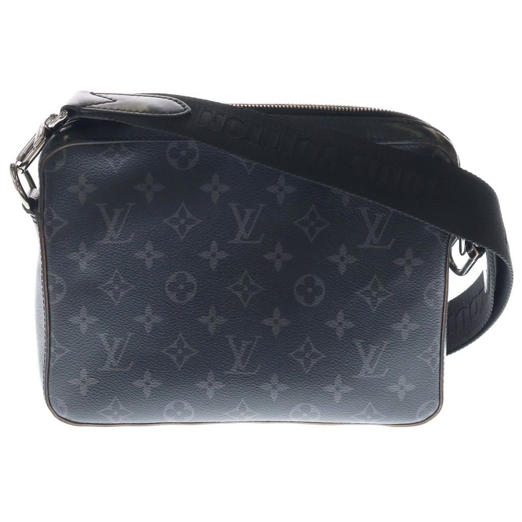 LOUIS VUITTON (ルイヴィトン) モノグラム エクリプス トリオ メッセンジャー ショルダーバッグ ブラック M69443
