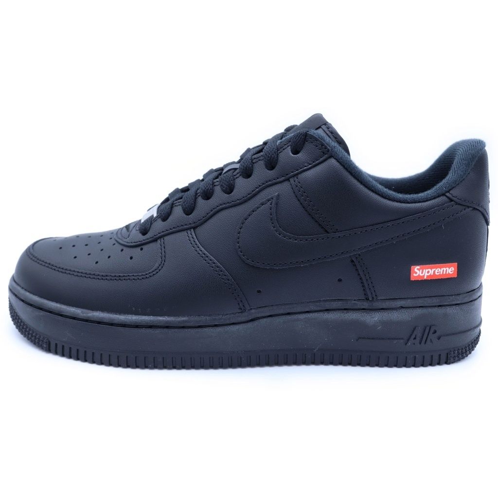 NIKE (ナイキ) ×SUPREME AIR FORCE 1 LOW シュプリーム エアフォース ローカットスニーカー ブラック US8.5/26.5cm CU9225-001