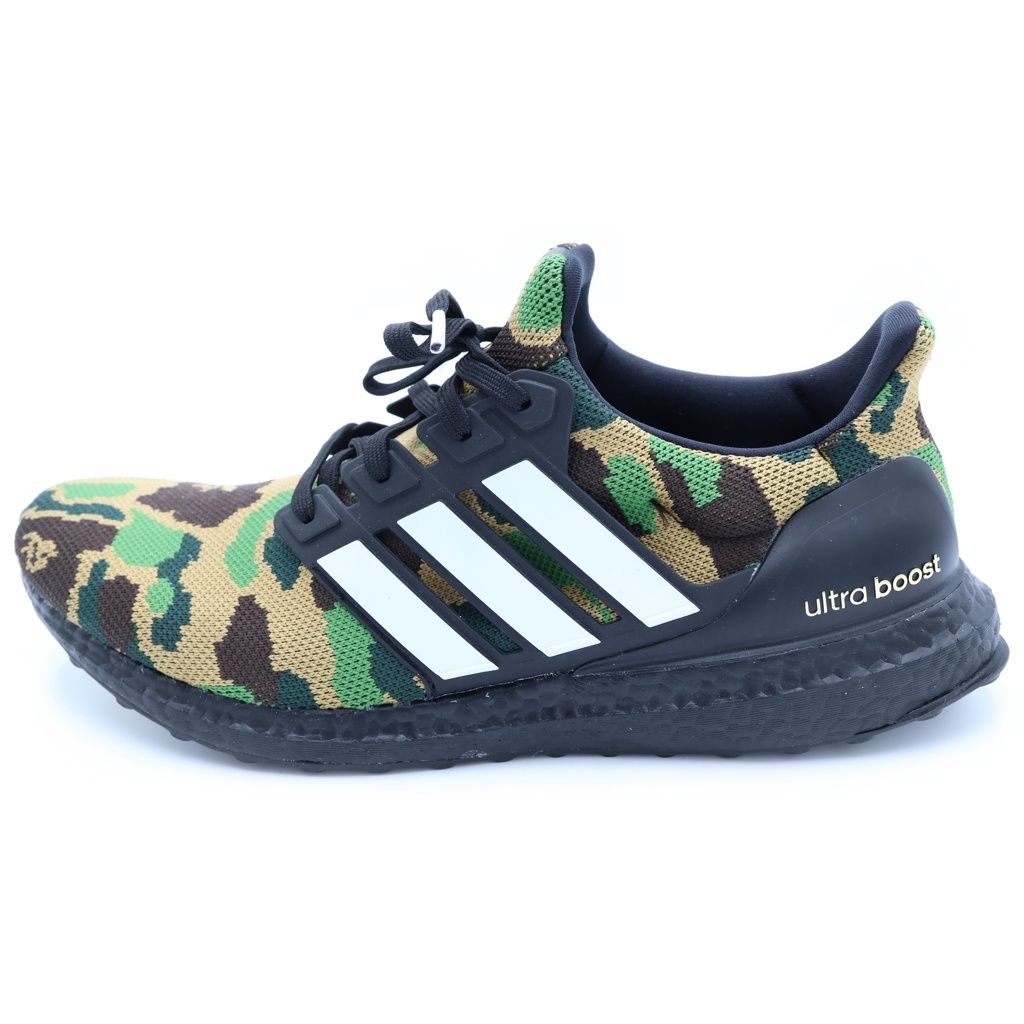 adidas (アディダス) ×ULTRA BOOST アベイシングエイプ ウルトラブースト カモフラ ローカットスニーカー カーキ/ブラック US11.5/29.5cm F35097