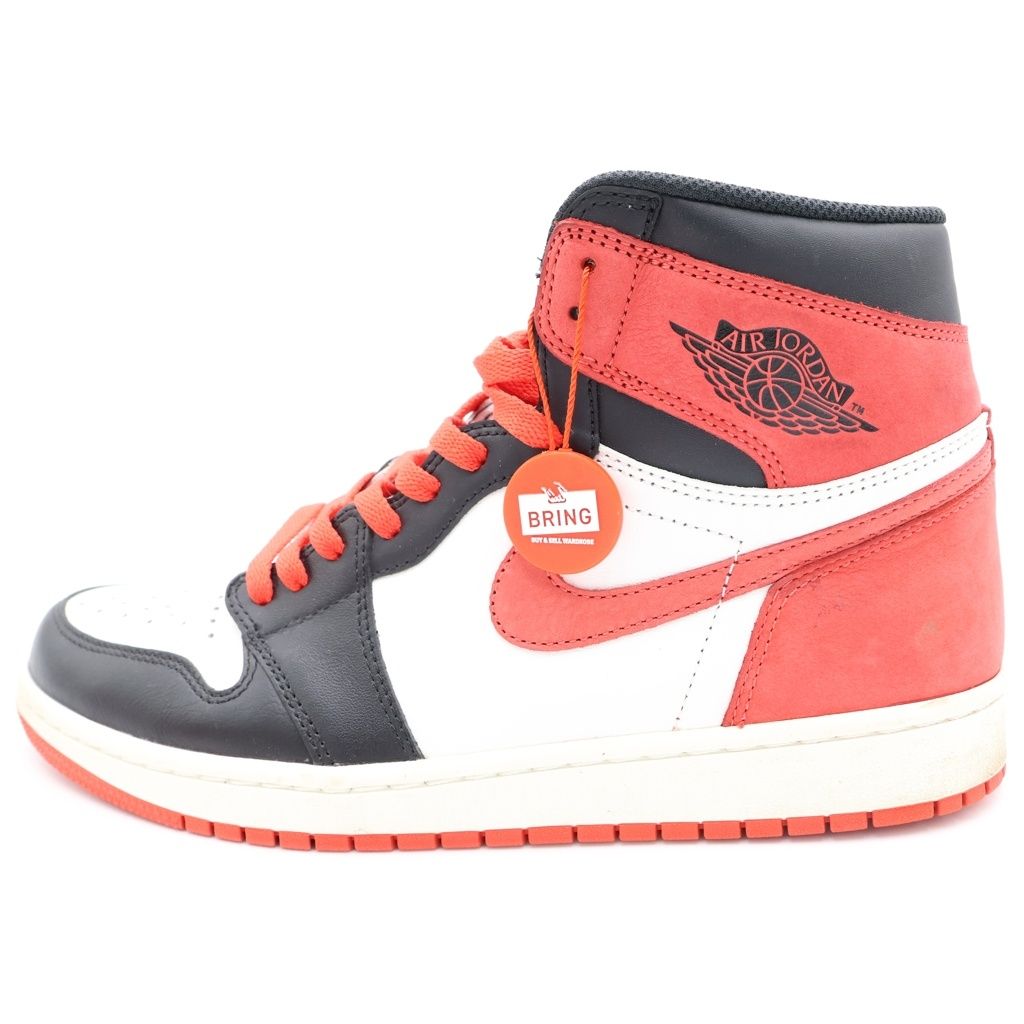 NIKE (ナイキ) AIR JORDAN 1 RETRO HIGH OG TRACK RED 555088-112 エアジョーダン 1 レトロ ハイ トラックレッド ハイカットスニーカー レッド/ホワイト US9.5/27.5cm
