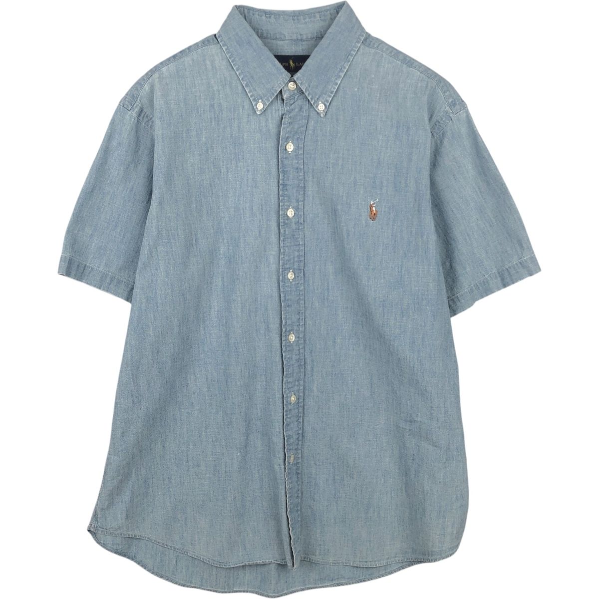 古着 ラルフローレン Ralph Lauren RALPH LAUREN 半袖 ボタンダウンシャツ メンズL相当/eaa641059