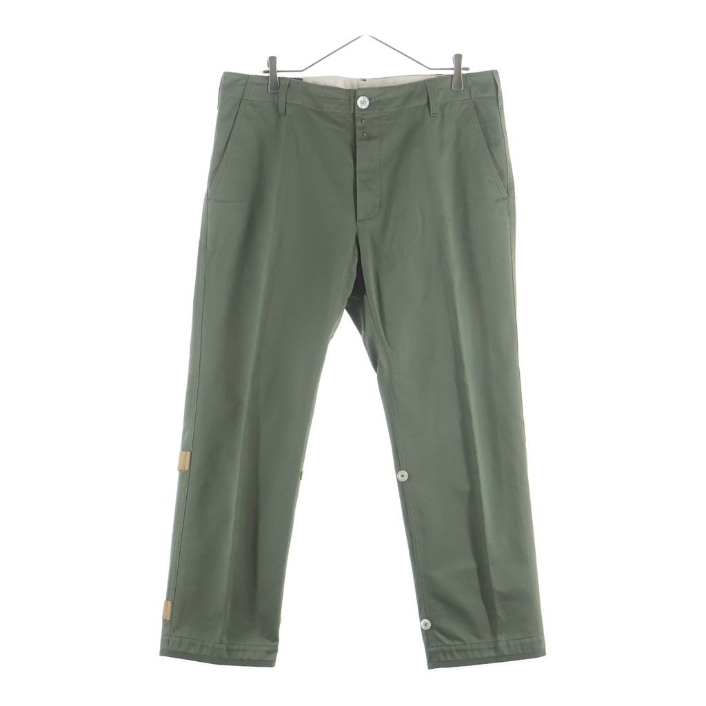 GUCCI (グッチ) ■ストレートパンツ カーキ コットン 475262