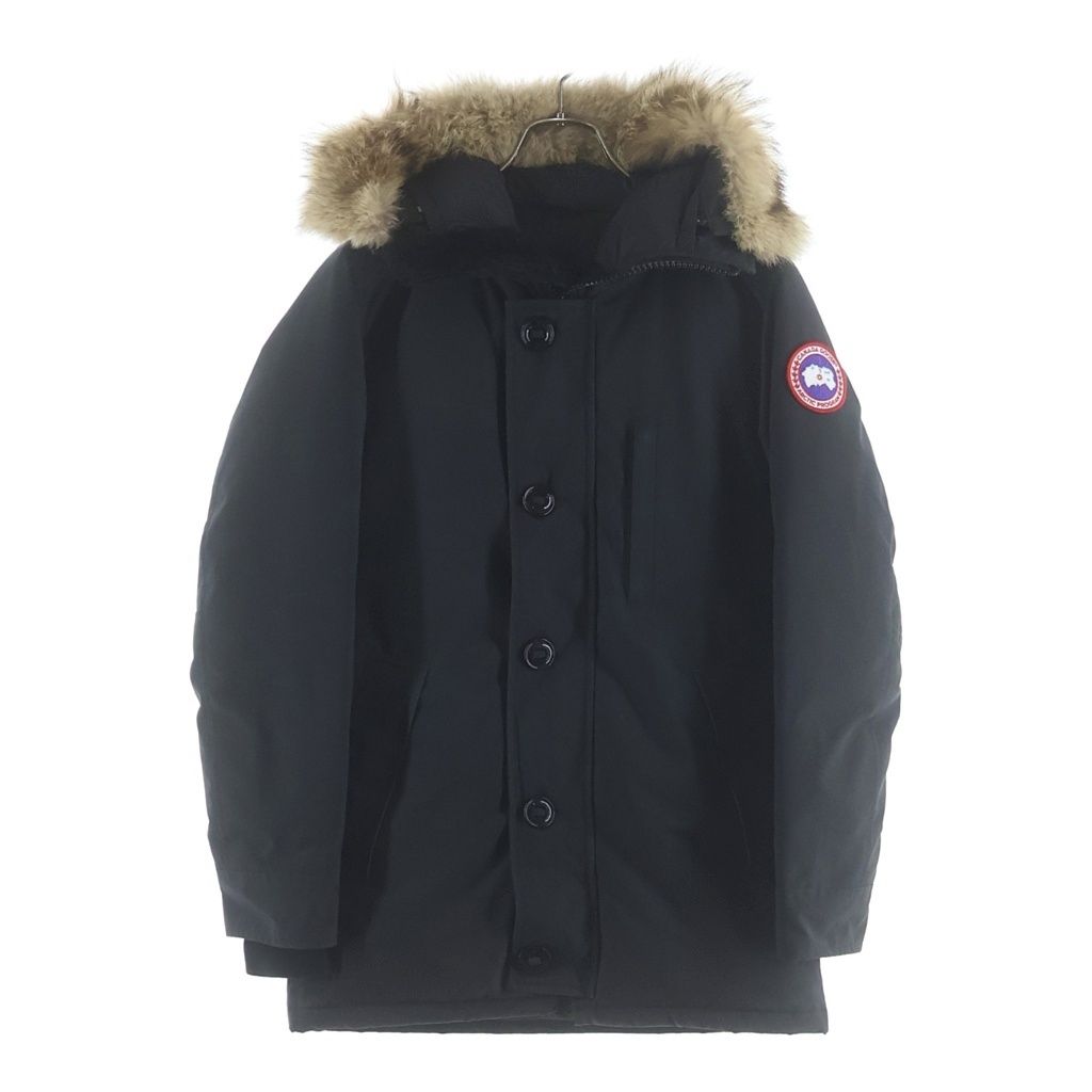 CANADA GOOSE (カナダグース) JASPER ジャスパー ファーフード付き ダウンジャケット ブラック 3438JM