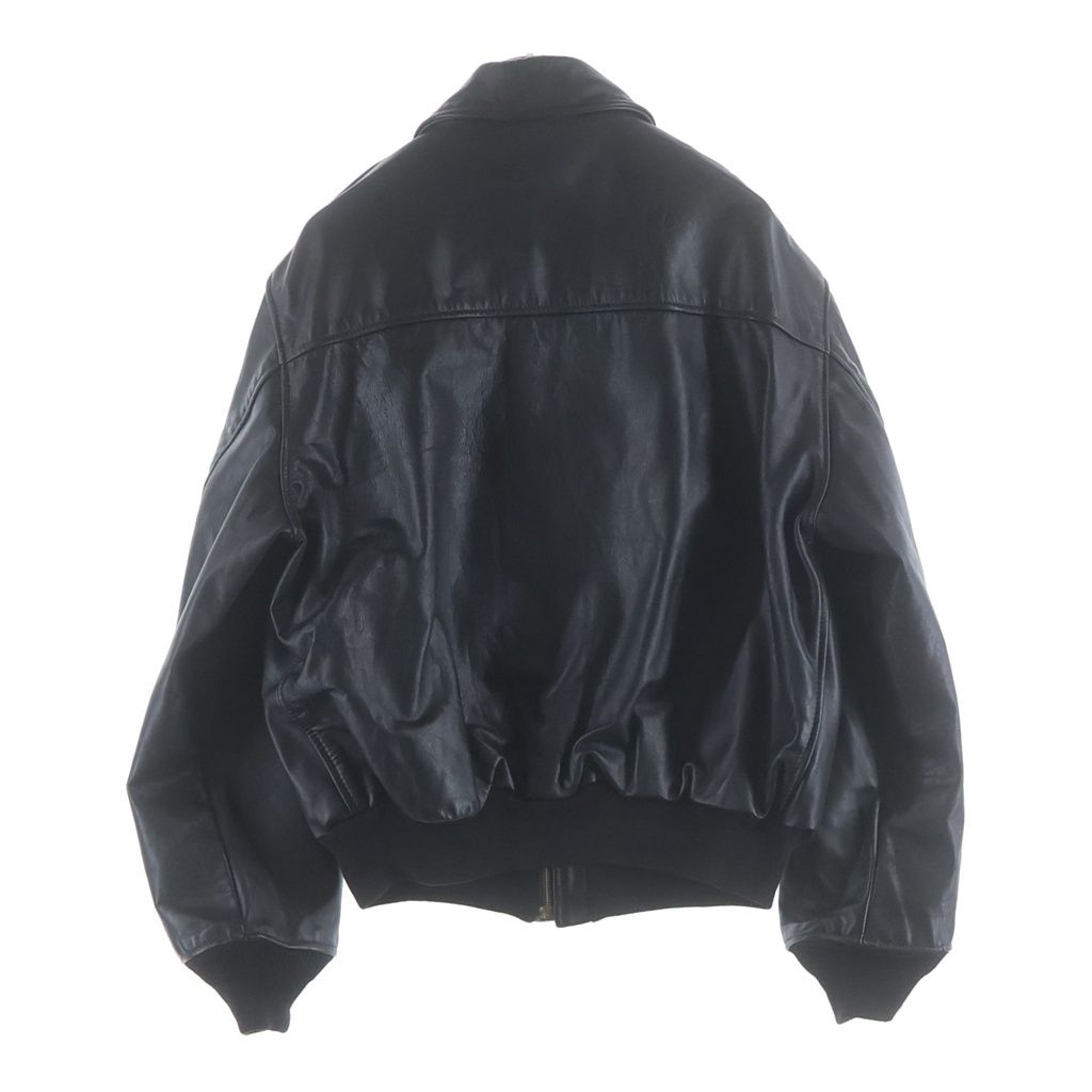 VINTAGE ヴィンテージ ORCHARD オーチャード U.S. ARMY AIRFORCE TYPE A2 LEATHER FLIGHT JACKET レザーフライトジャケット ジップアップブルゾン ブラック メンズ VINTAGE (ヴィンテージ) ORCHARD オーチャード U.S. ARMY
