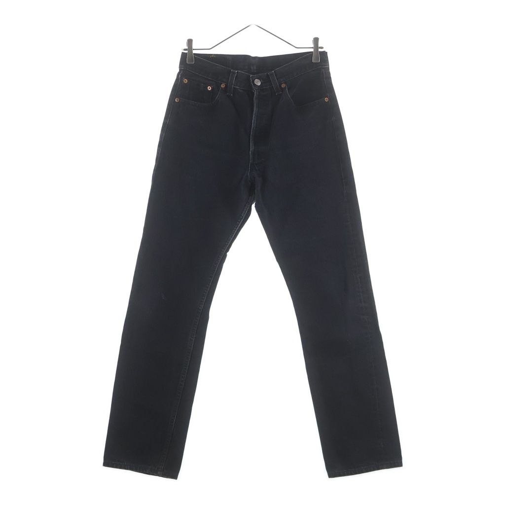 Levi's (リーバイス) 90S 501 後染め USA製 ボタン裏刻印544 スモールe デニムパンツ ブラック