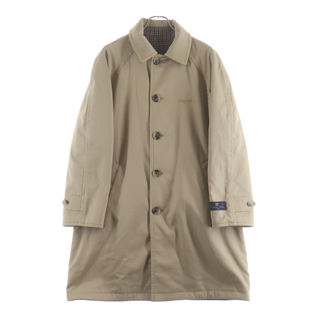 SUPREME (シュプリーム) 23AW Reversible Houndstooth Overcoat リバーシブルハウンドトゥースオーバーコート ベージュ