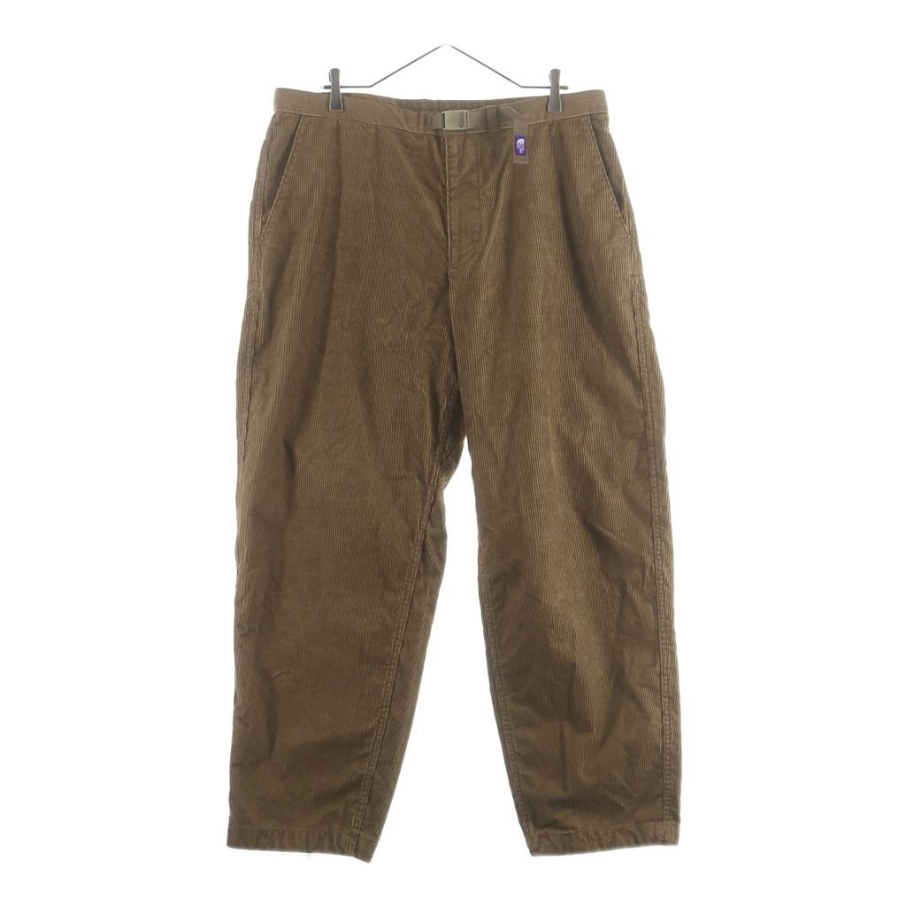 THE NORTH FACE PURPLE LABEL (ノースフェイスパープルレーベル) Corduroy Wide Tapered Pants コーデュロイ ワイド テーパード パンツ ブラウン NT5058N