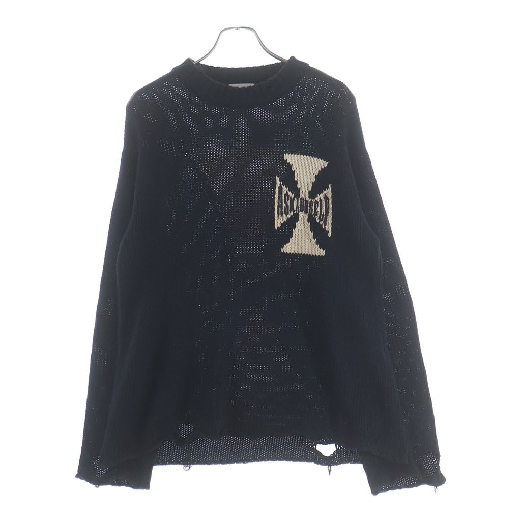 ASKYURSELF (アスクユアセルフ) RIDER CROSS KNIT ライダークロス