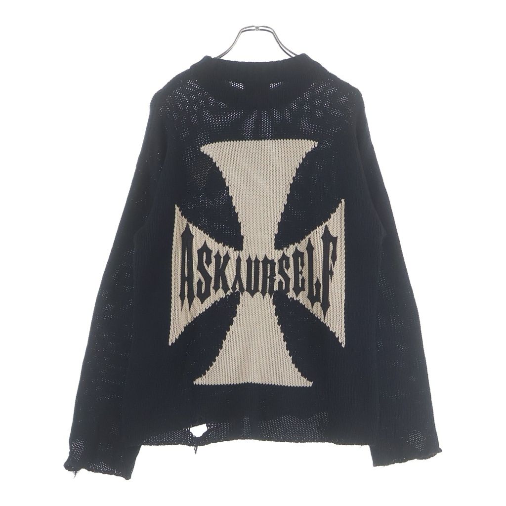 ASKYURSELF (アスクユアセルフ) RIDER CROSS KNIT ライダークロス