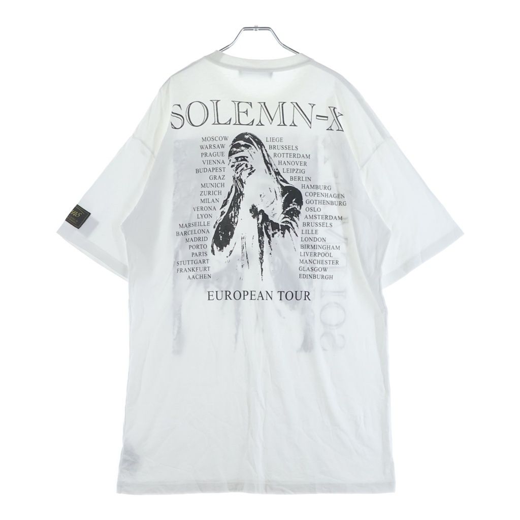 RAF SIMONS (ラフシモンズ) 22SS SOLEMN-X グラフィックプリント 半袖T