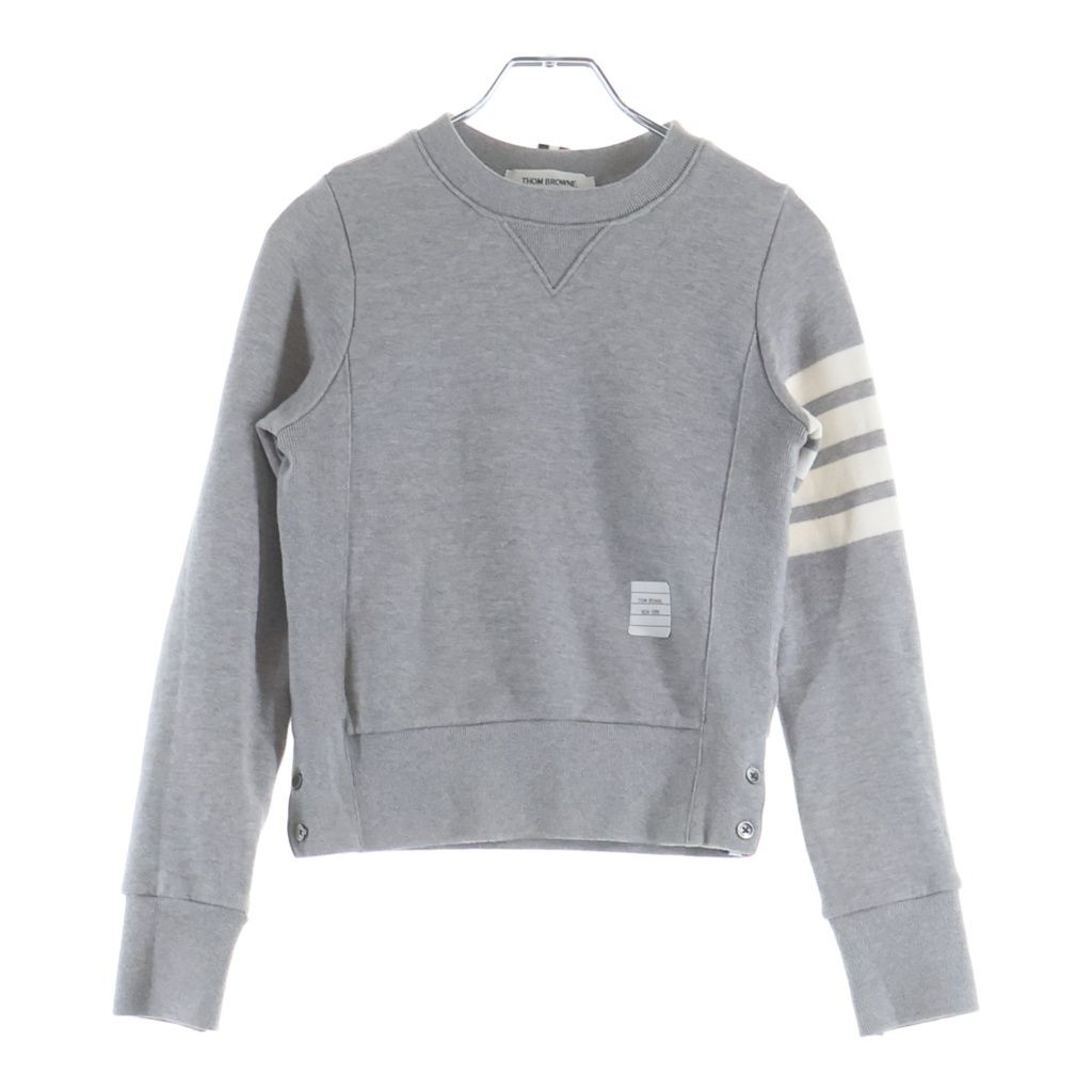 THOM BROWNE (トムブラウン) クラシック ループバック 4-BAR スウェットシャツ レディース FJT002A-00535055 グレー