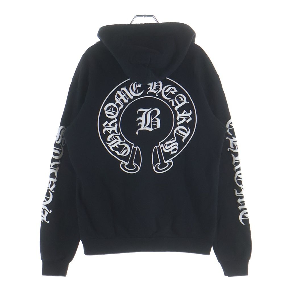 CHROME HEARTS (クロムハーツ) BELLA HD PLVR/ベラハディッド イニシャル刺繍ロゴプリントプルオーバーパーカー
