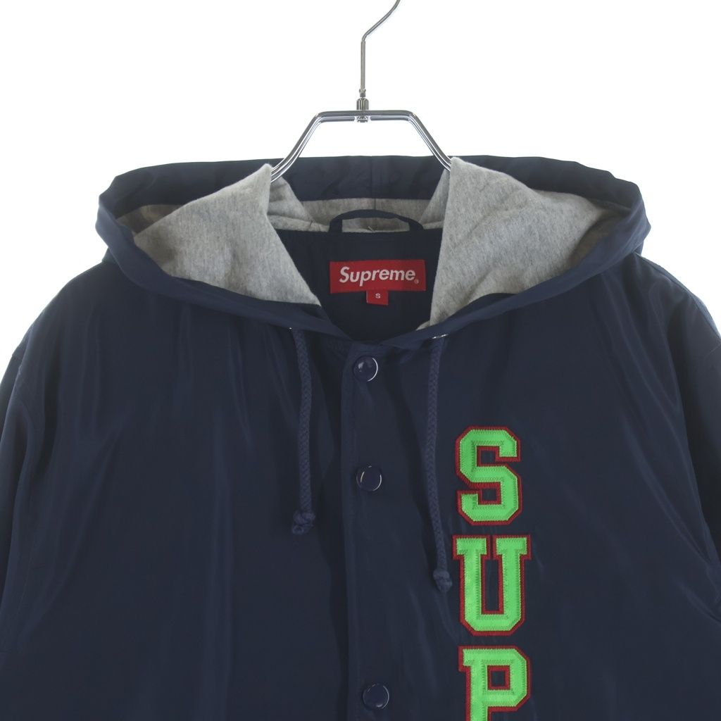 supremeSロゴナイロンジャケット 豊富な，新作登場 SUPREME (シュプリーム) 17SS Vertical Logo Hooded