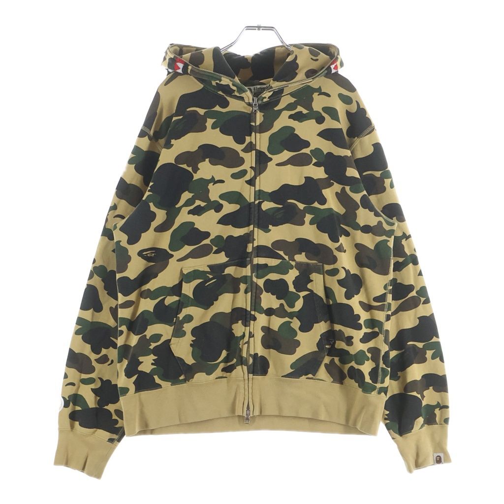 A BATHING APE (アベイシングエイプ) 1st Camo Shark Full Zip Hoodie 001ZP0801013X カモ柄 シャークパーカー フルジップフーディ パーカー カモ
