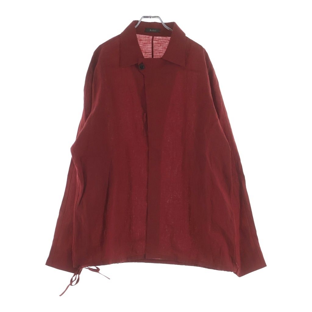 Berluti (ベルルッティ) リネンシャツ 長袖シャツ レッド