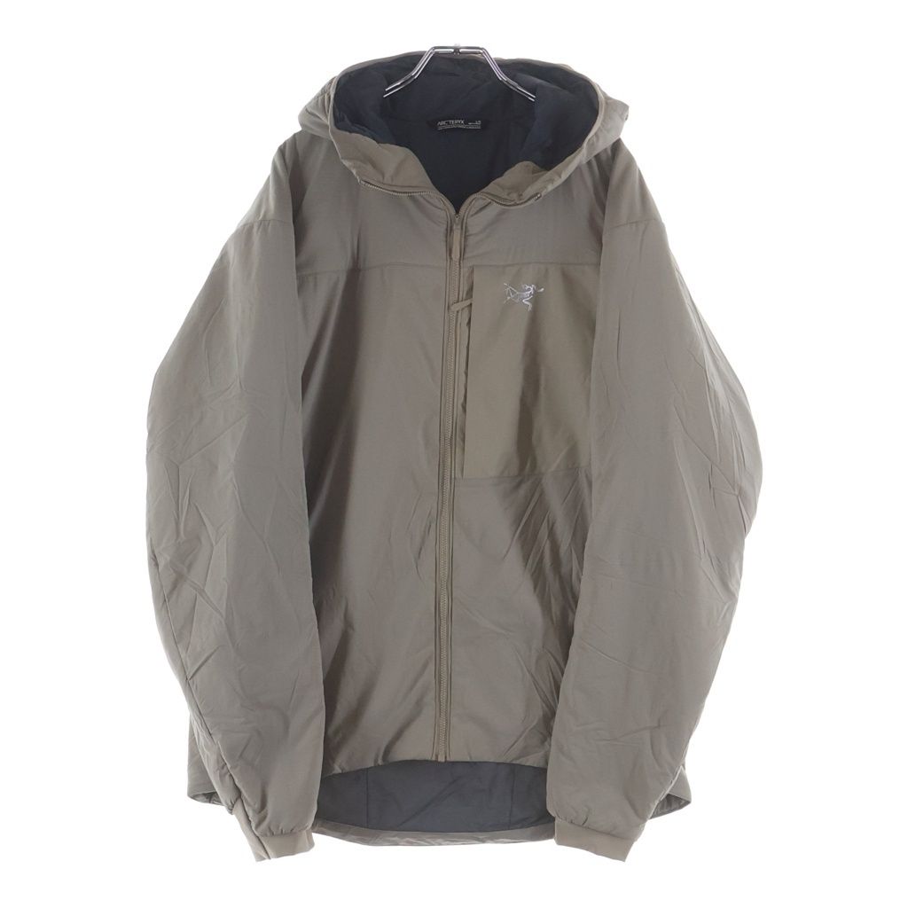 ARC'TERYX (アークテリクス) PROTON HOODY プロトン ロゴプリント ジップアップ フーデッド ナイロン ジャケット ブラウン 0623X000007520