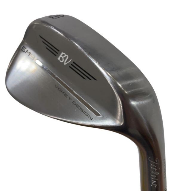 【中古】 タイトリスト VOKEY SPIN MILLED SM9 ツアークロム 48°/10°F ウェッジ WG 純正特注シャフト (フレックスS) メンズ 男性用 右利き 右用 Cランク ゴルフクラブ