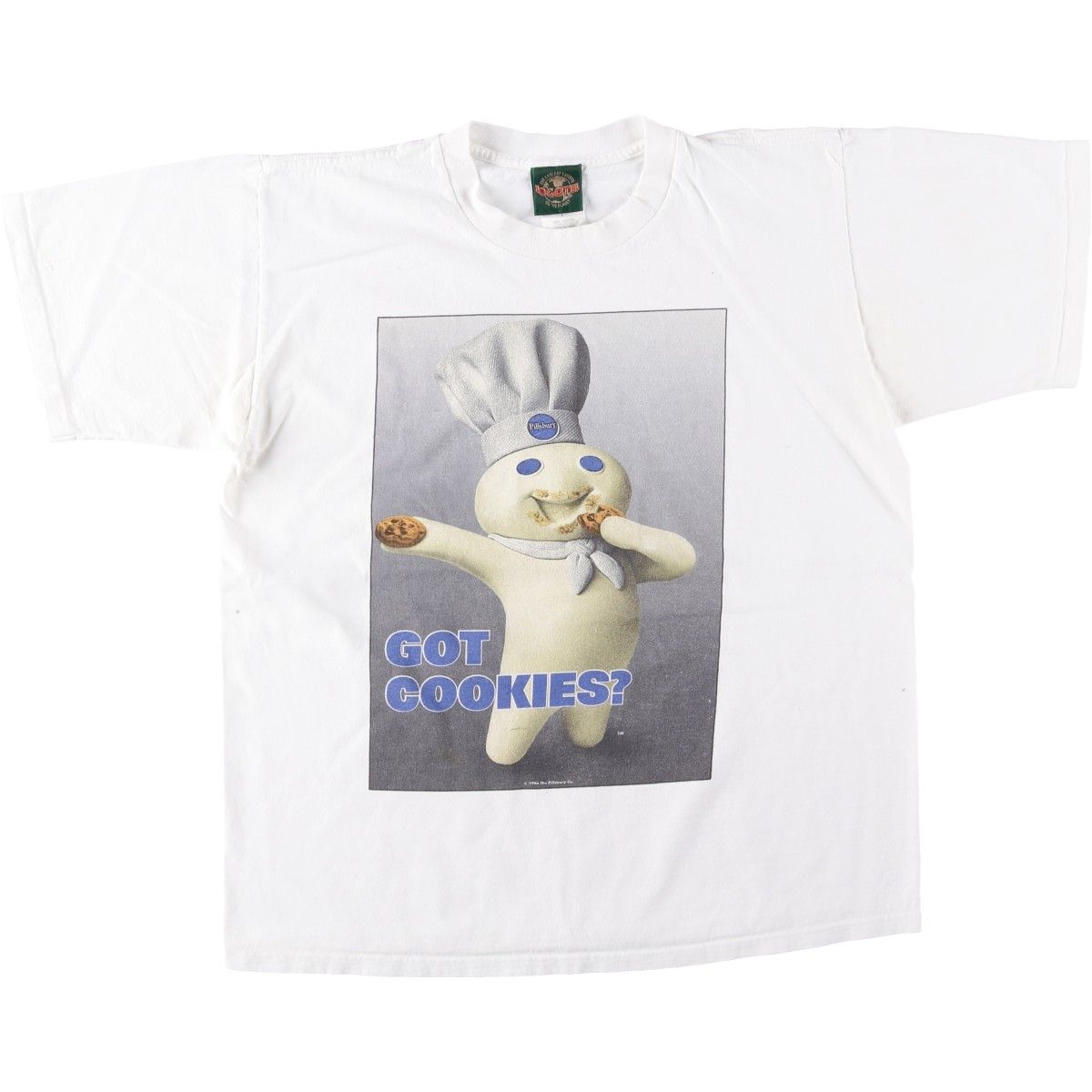 古着 90年代 LOGOTEL Pillsbury アドバタイジングTシャツ USA製 メンズL相当 ヴィンテージ/eaa641322