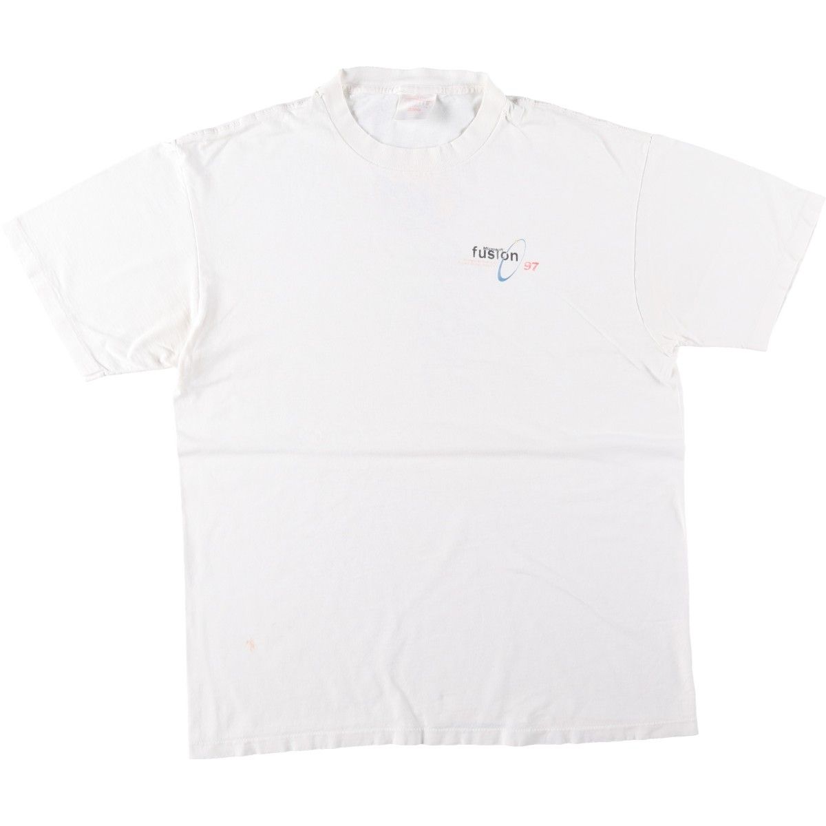 古着 90年代 オニータ ONEITA Microsoft Fusion 97 アドバタイジングTシャツ メンズM相当 ヴィンテージ/eaa641325