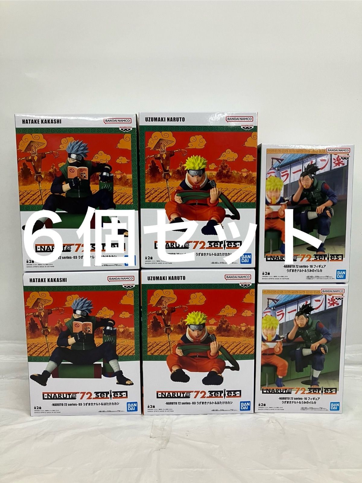 未開封 NARUTO フィギュア 3種6個セット LF5419 f101