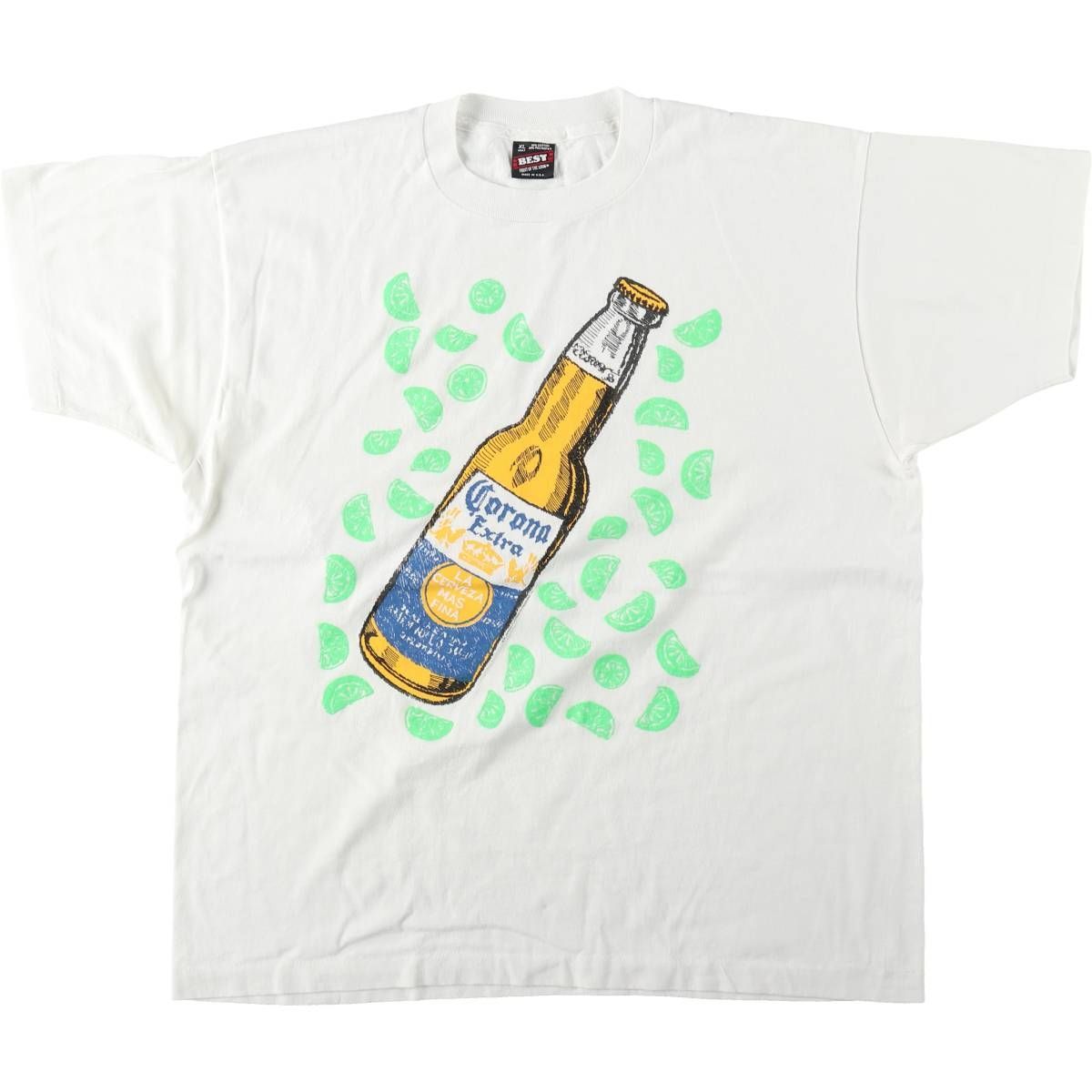 古着 90年代 フルーツオブザルーム FRUIT OF THE LOOM CORONA EXTRA コロナエキストラ アドバタイジングTシャツ USA製/eaa641305