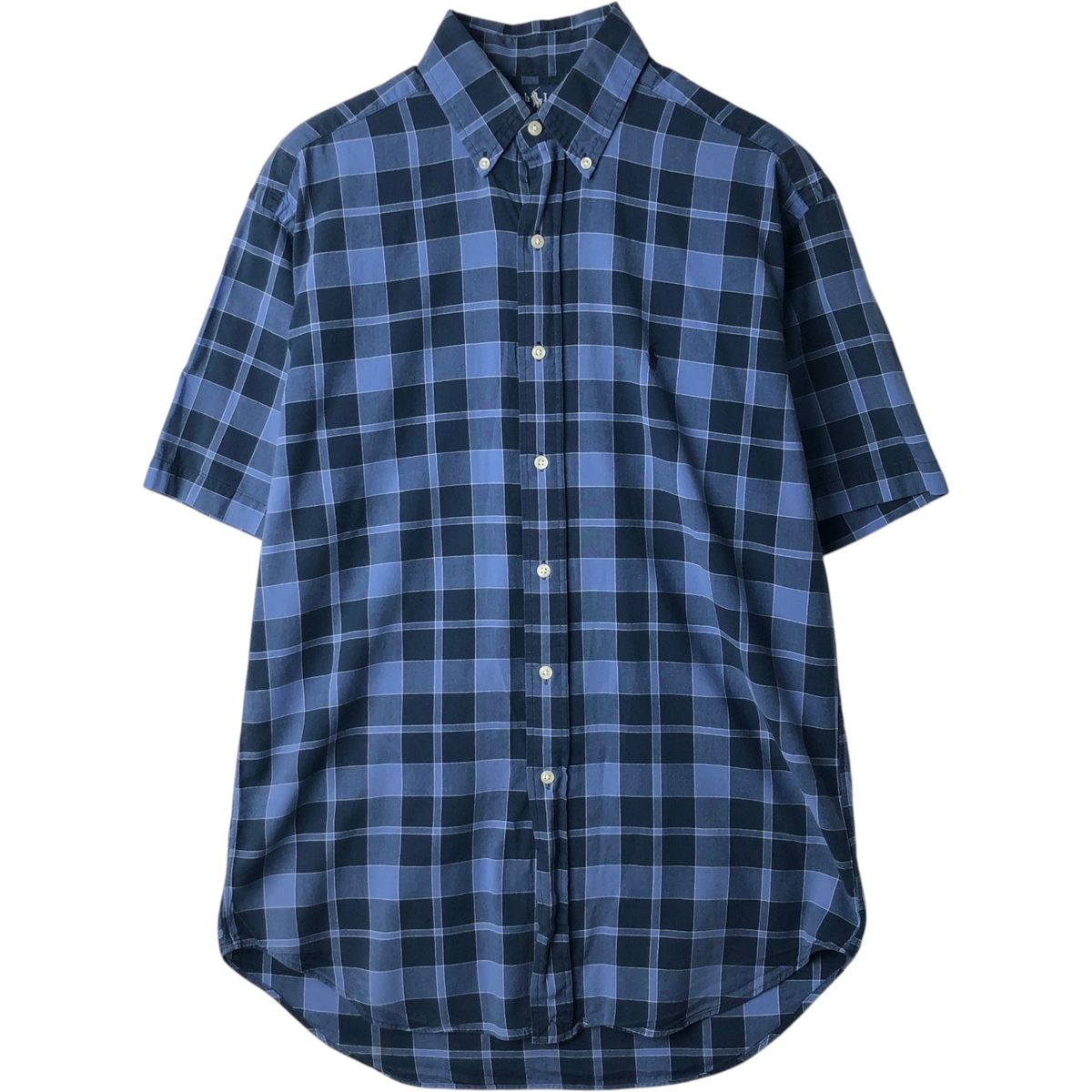 古着 00年代 ラルフローレン Ralph Lauren BLAKE 半袖 ボタンダウン チェックシャツ メンズS相当/eaa643932 6,186円