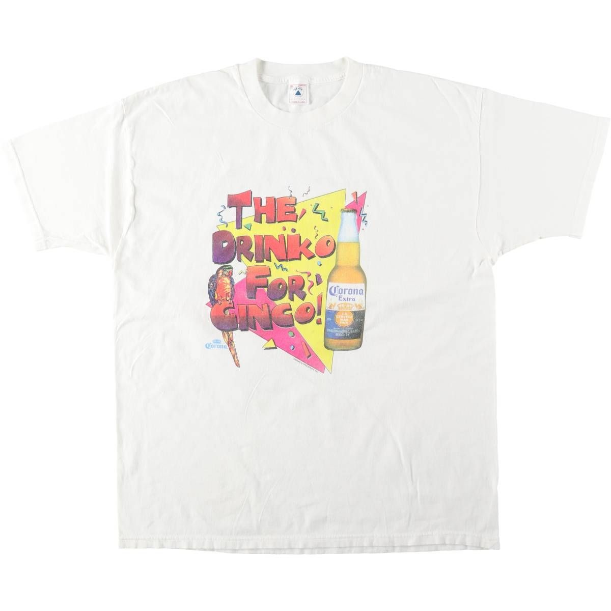 古着 デルタ DELTA CORONA EXTRA コロナエキストラ アドバタイジングTシャツ USA製 メンズXL相当/eaa640898