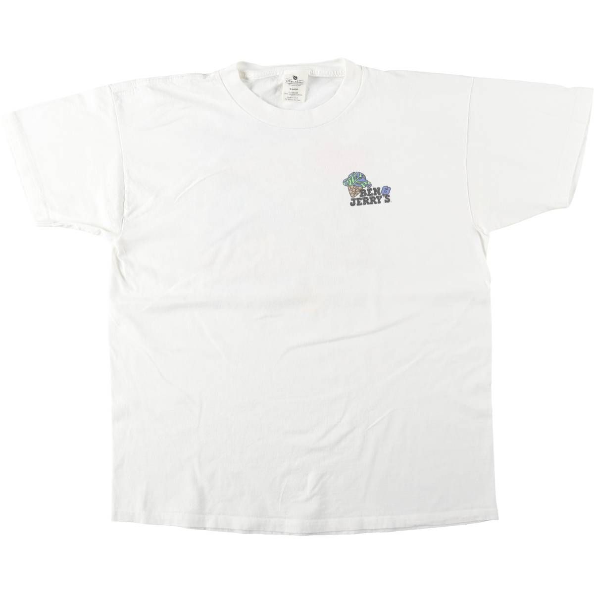 古着 Clean Clothes Ben & Jerry's アドバタイジングTシャツ USA製 メンズXL相当/eaa640899