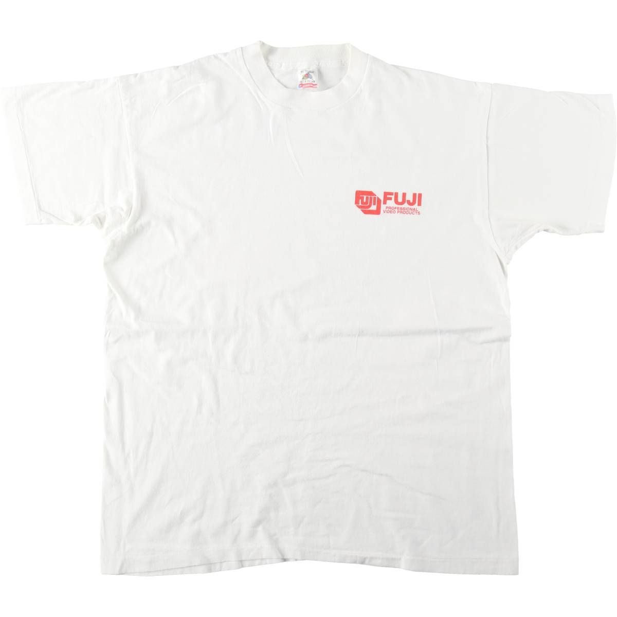 古着 90年代 フルーツオブザルーム FRUIT OF THE LOOM FUJIFILM 富士フィルム アドバタイジングTシャツ USA製 メンズXL相当/eaa640895