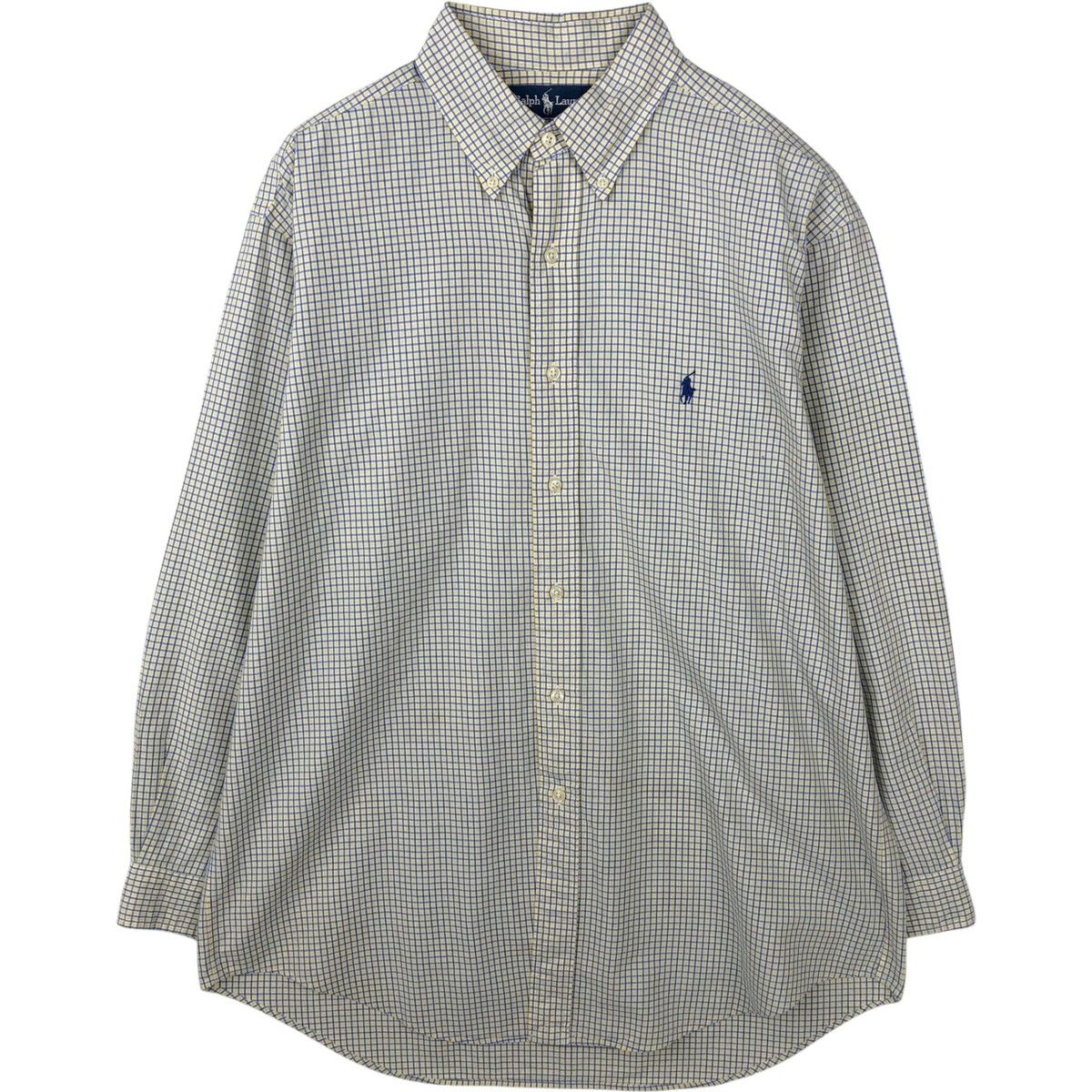 古着 ラルフローレン Ralph Lauren YARMOUTH 長袖 ボタンダウンチェックシャツ メンズL相当/eaa643868