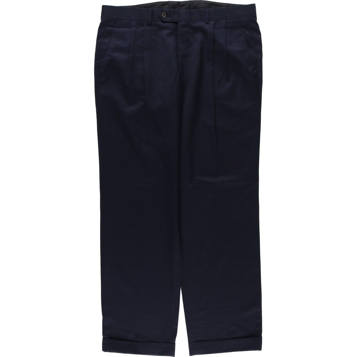 古着 ラルフローレン Ralph Lauren LAUREN ローレン ツータック ウールパンツ スラックス カナダ製 メンズw35相当/eaa643099
