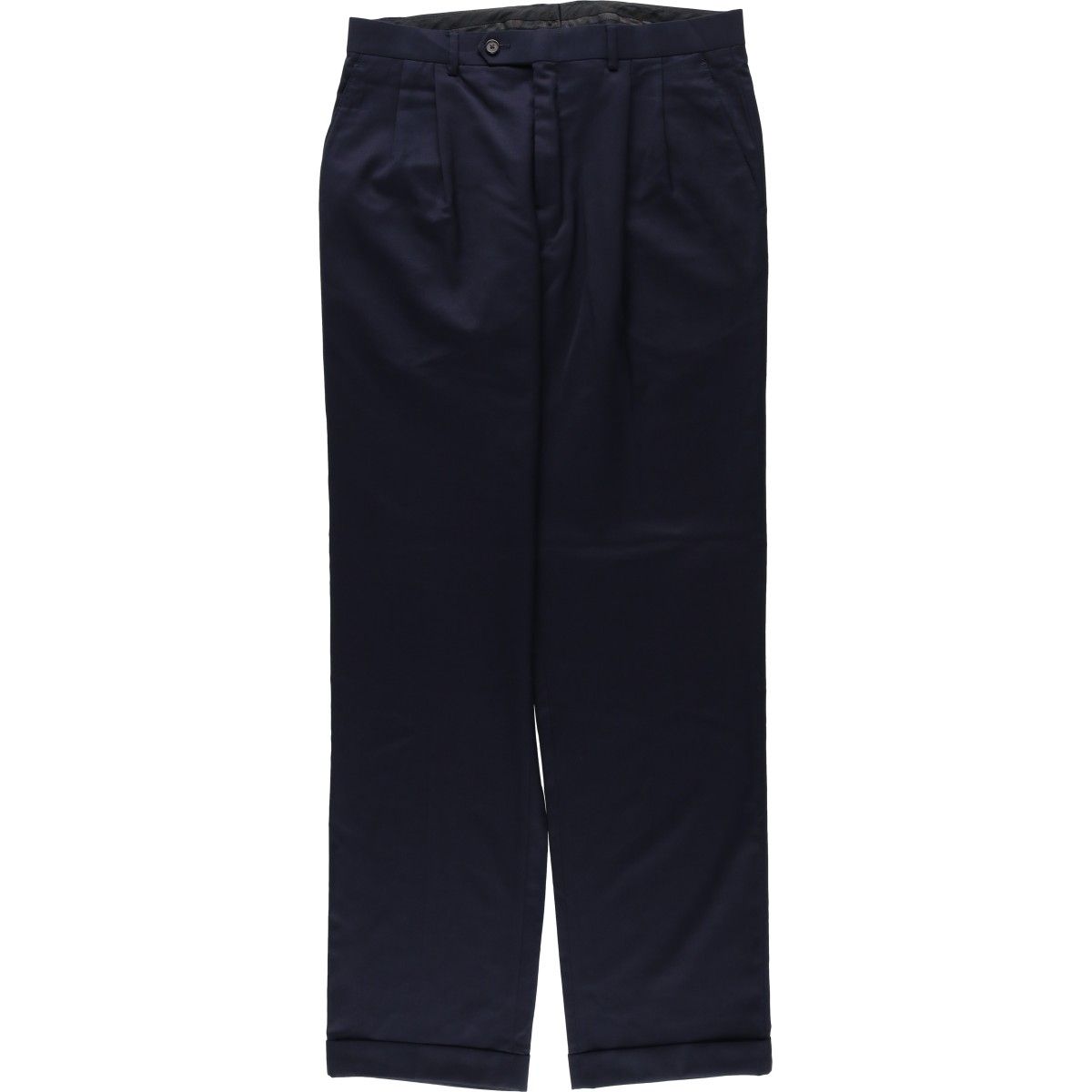古着 ラルフローレン Ralph Lauren LAUREN ローレン ツータック ウールパンツ スラックス メンズw34相当/eaa643092
