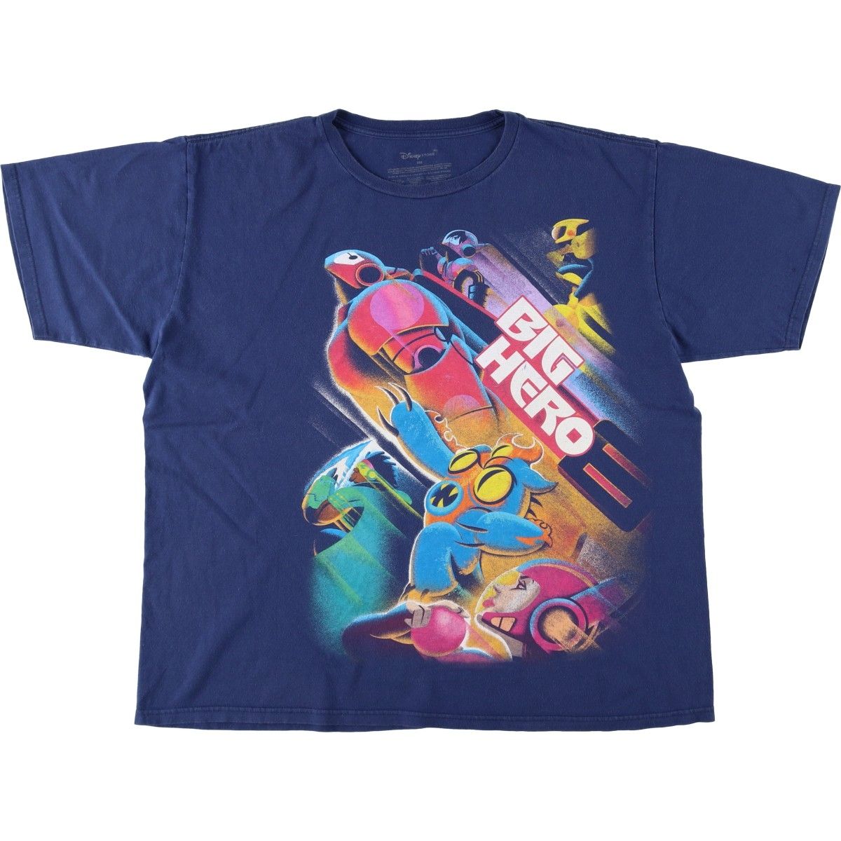 古着 ディズニーストア DISNEY STORE ベイマックス Big Hero 6 キャラクタープリントTシャツ メンズXXL相当/eaa640138