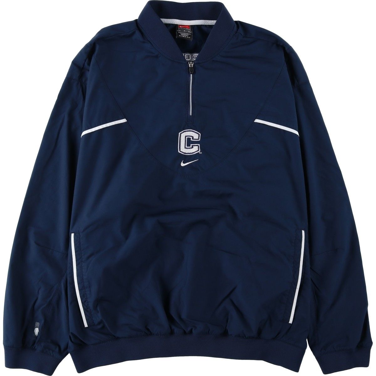 古着 ~00年代 ナイキ NIKE TEAM CLIMA-FIT ハーフジップ ウォームアッププルオーバー メンズL相当/eaa643663