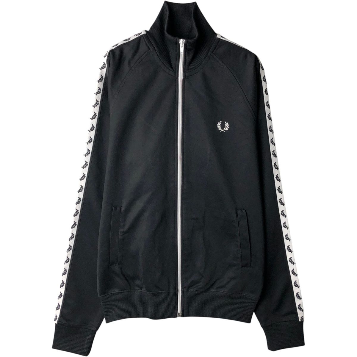 古着 フレッドペリー FRED PERRY ワンポイント ジャージ トラックジャケット メンズS相当/eaa643678