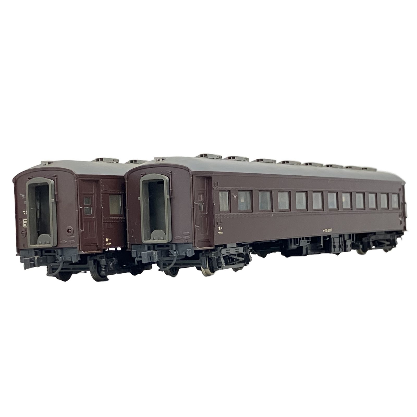 KATO 1-512 オハ35 1-514 オハフ33 茶色 客車 2両セット HOゲージ 鉄道模型 ジャンク K11226689