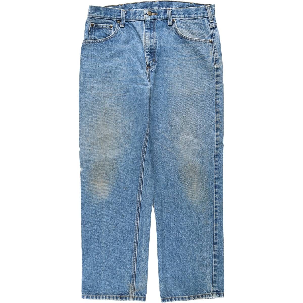 古着 カーハート Carhartt テーパードデニムパンツ メンズw34相当/eaa640521