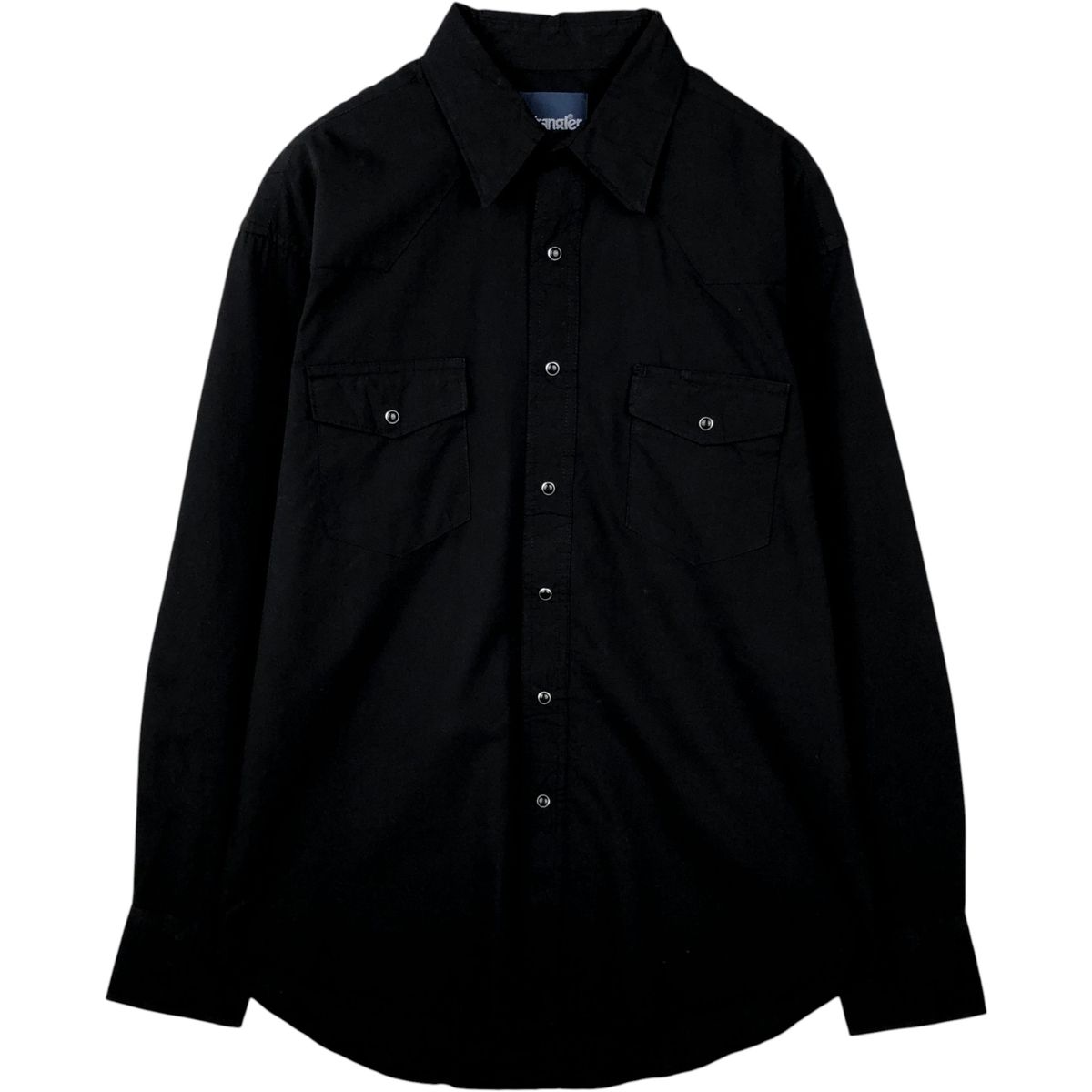 古着 ラングラー Wrangler 長袖 ウエスタンシャツ メンズM相当/eaa643298