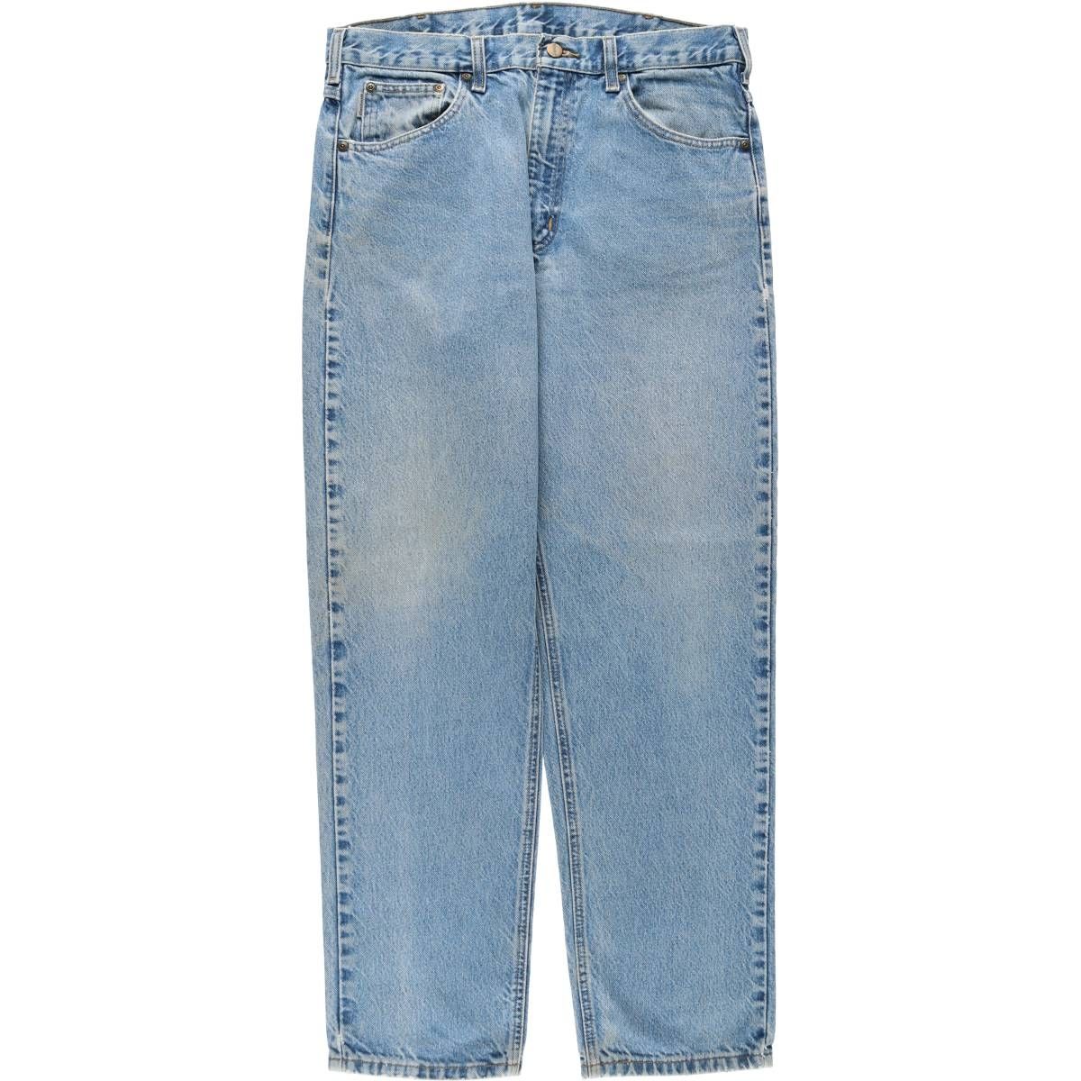 古着 カーハート Carhartt ロゴパッチ テーパードデニムパンツ メンズw35相当/eaa640524