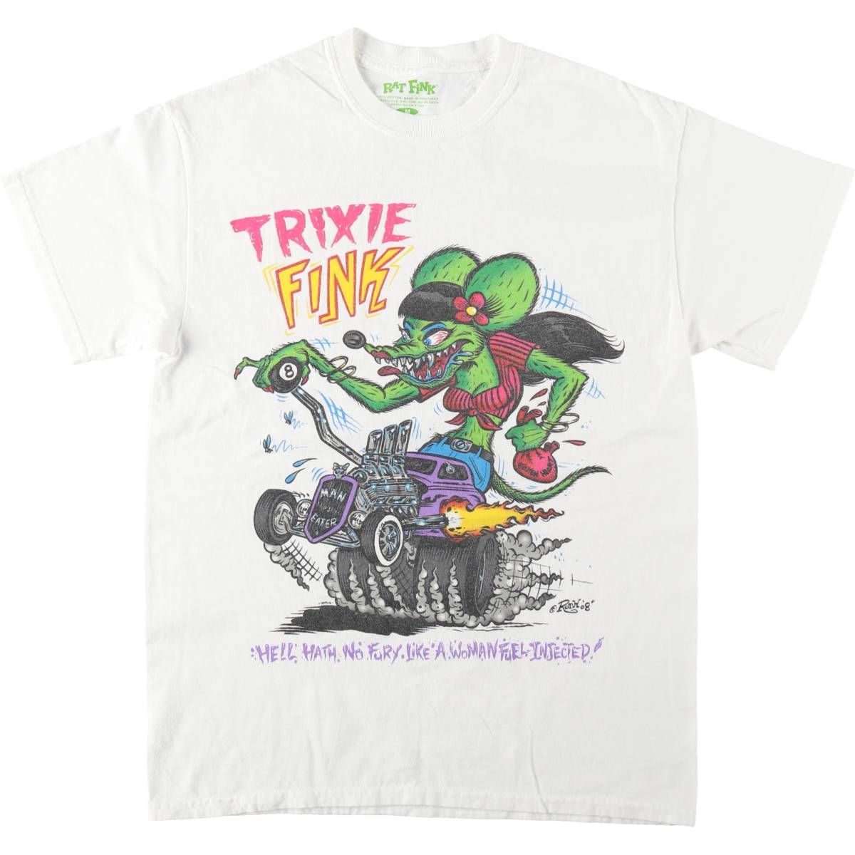古着 Rat Fink ラットフィンク Trixie キャラクタープリントTシャツ メンズM相当/eaa641825 5,590円