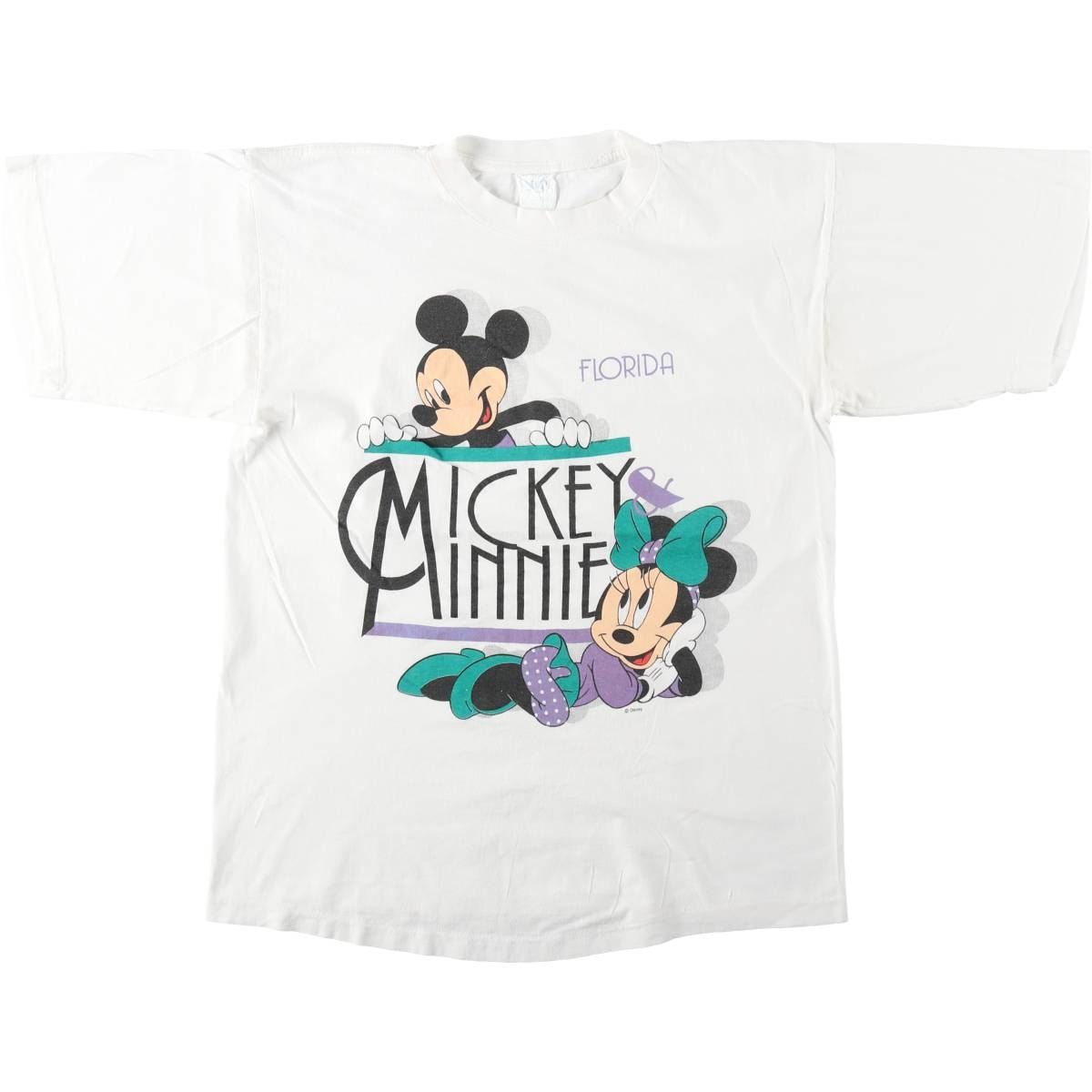 古着 90年代 シェリーズ SHERRY'S MICKEY MOUSE ミッキーマウス キャラクタープリントTシャツ メンズL相当 ヴィンテージ/eaa641834