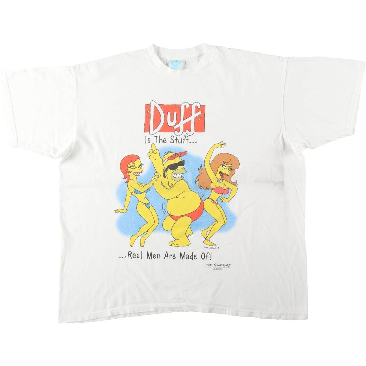 古着 ビッグサイズ SLS SPORTS WEAR THE SIMPSONS シンプソンズ Homer ホーマー キャラクタープリントTシャツ USA製/eaa641875