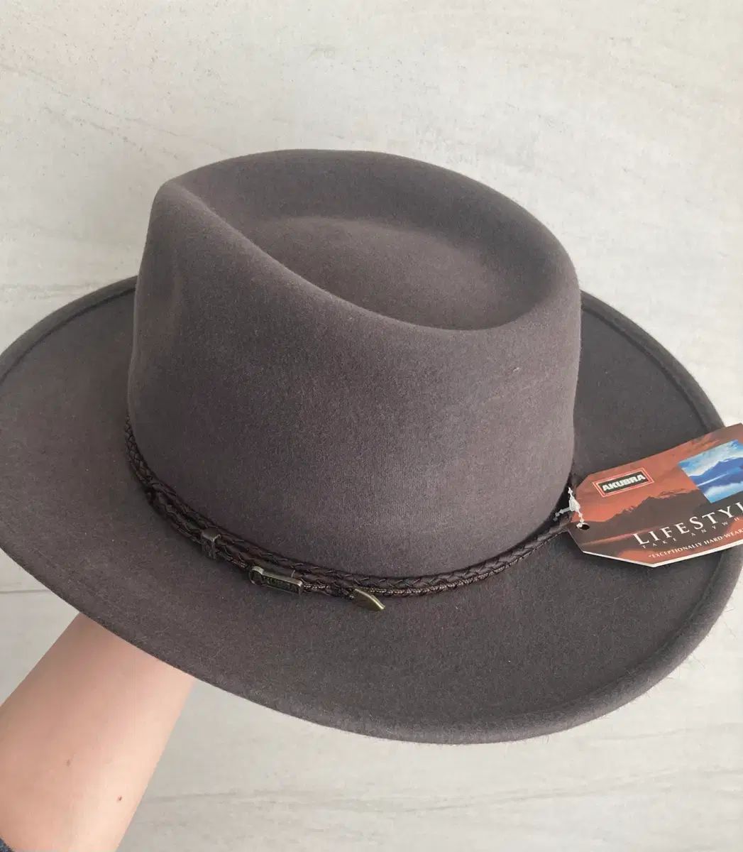 オーストラリア正規品 Akubra ア Ку bra ライフスタイル FEDORA(フェドラ) ブラウン 中折れ帽 カウ