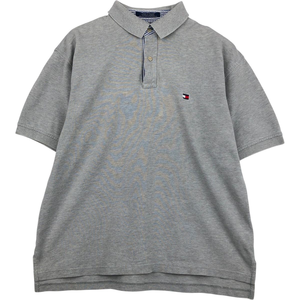 古着 トミーヒルフィガー TOMMY HILFIGER 半袖 ポロシャツ メンズL相当/eaa643556