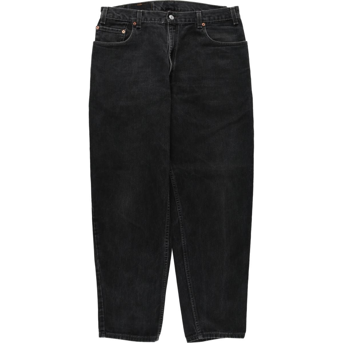 古着 00年代 リーバイス Levi's 560 LOOSE FIT TAPERED LEG ブラックデニム テーパードデニムパンツ USA製 メンズw37相当/eaa633940