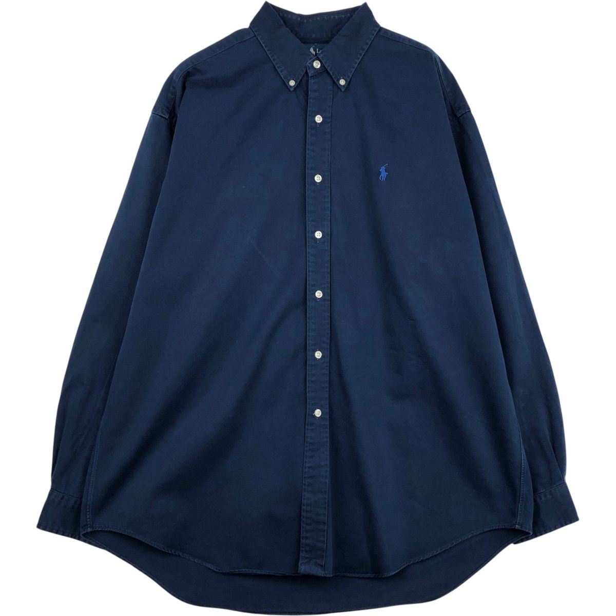 古着 ラルフローレン Ralph Lauren BLAKE 長袖 ボタンダウンシャツ メンズXL相当/eaa643427